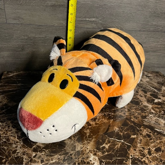 Jumbo Flip A Zoo Reversible Tiger Elephant 20” Plush Toy Pillow Stuffed Animal - Picture 10 of 10